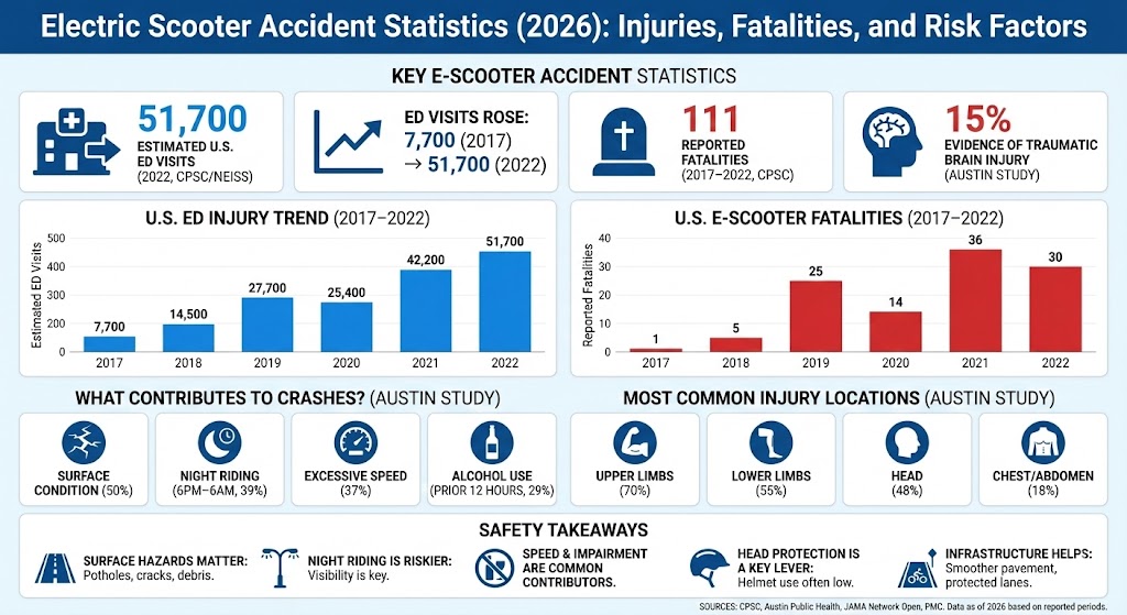 electric scooter accident statistics